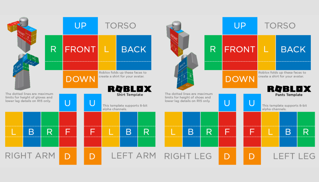 Do you have the Roblox shirt/pant design template?