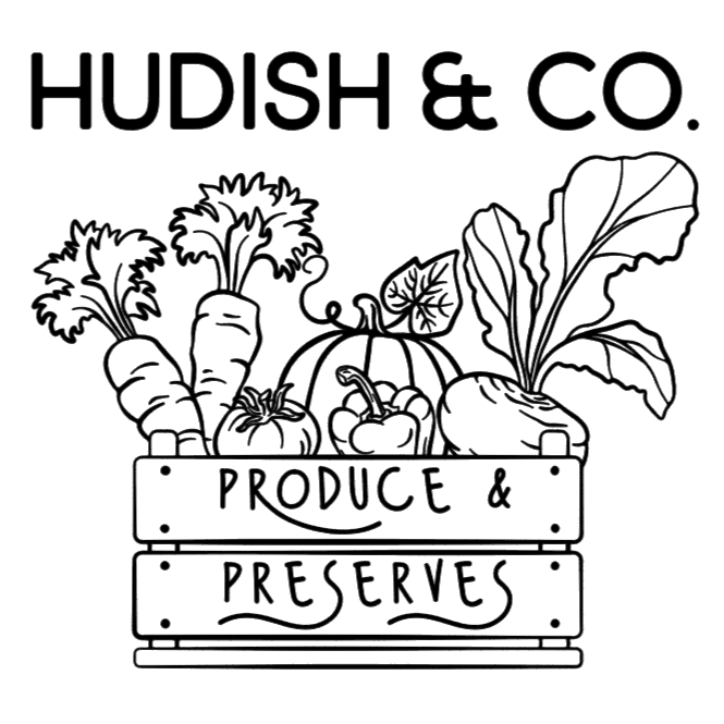 Hudish & Co. Produce & Preserves Logo