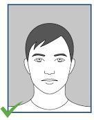 Upload Your Passport Picture (light green background)