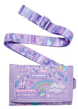 Smiggle Wallet - G16 Purple Unicorns (RSP $22.95-27.95) GB Price $14.97