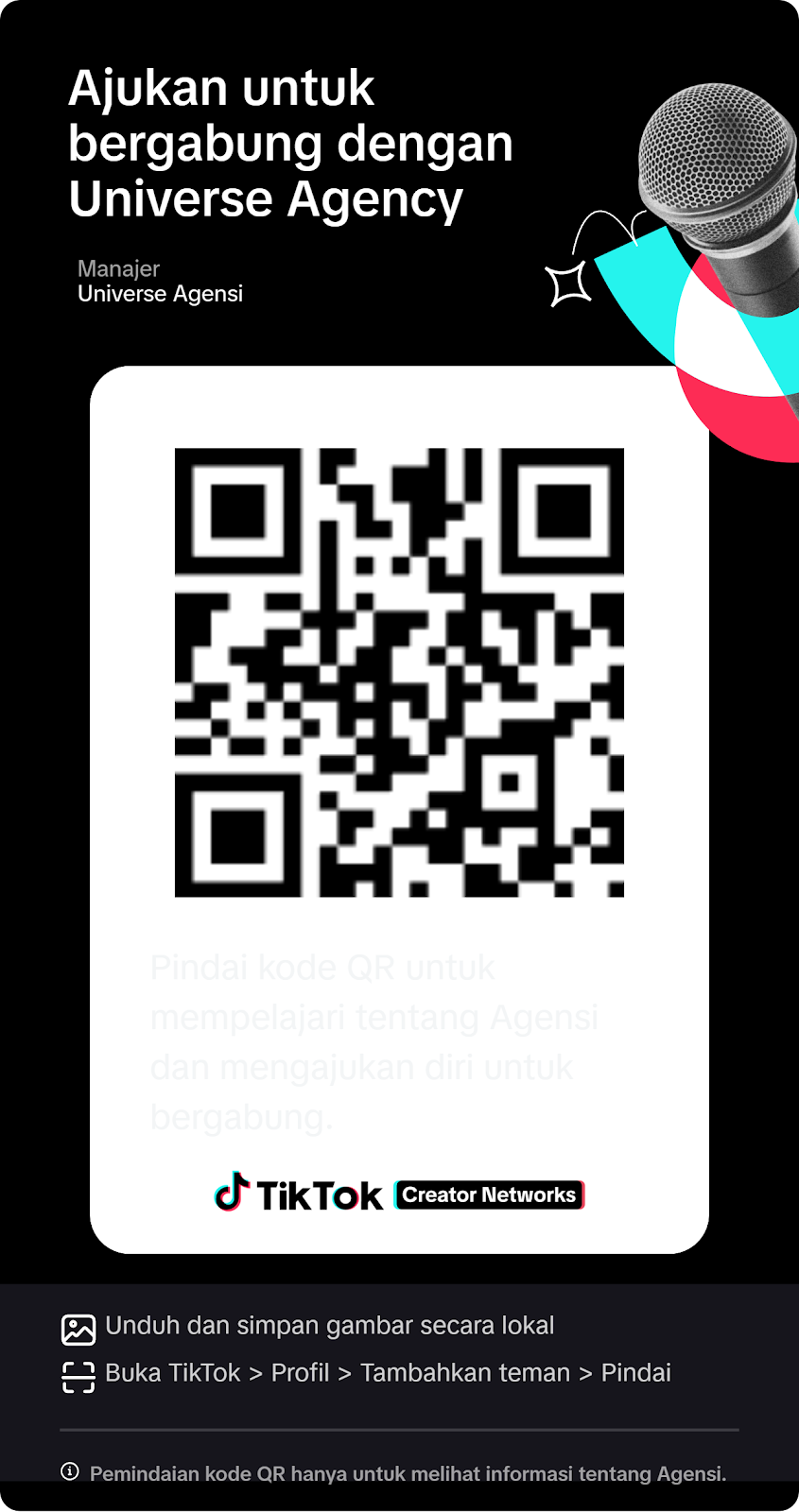 Scan kode QR di bawah ini