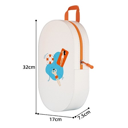 7L waterproof swim bag - Orange $6.50