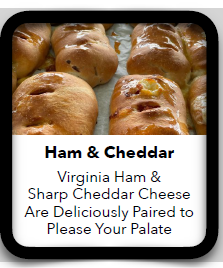 Ham and Cheddar Roll (individually packaged)