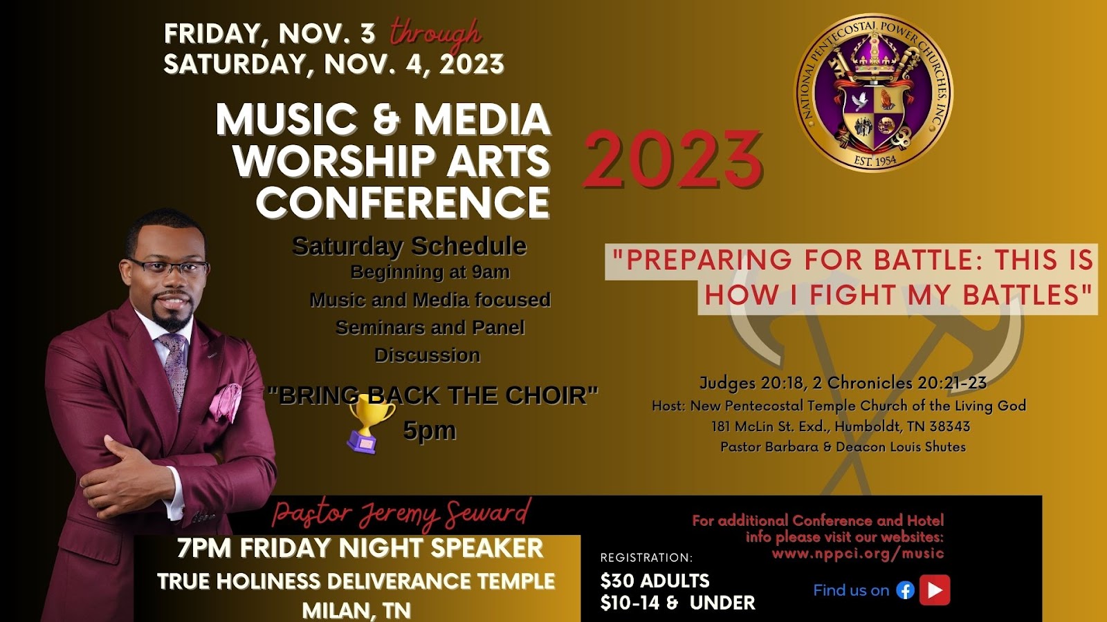 N.P.P.C.I. Music & Media Worship & Arts Conference