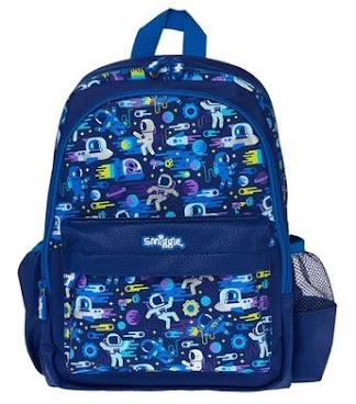 Smiggle Preschool Bag - A8 Blue Space (RSP $54.95-72.95) GB Price $32.95