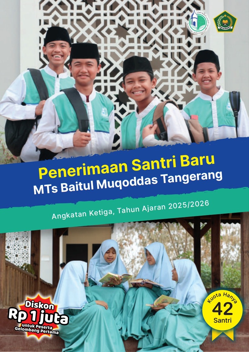 Formulir Pendaftaran Santri MTs Baitul Muqoddas Tangerang (MANDIRI)