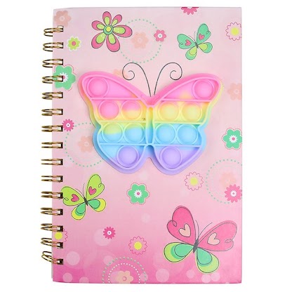 A5 Pop it note book - Butterfly $2.28