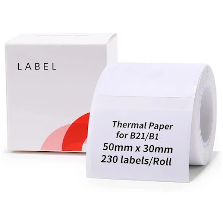 Niimbot label: White 50x30mm $5.99