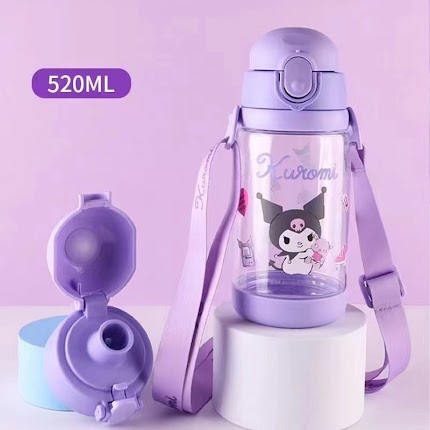 Dual caps water bottle - Kuromi $11.90