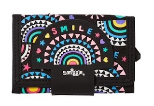 Smiggle Wallet - G24 Black Rainbows (RSP $22.95-27.95) GB Price $14.97