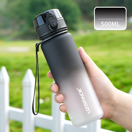 Sports Bottle - 500ml Black/White $16.80