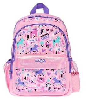 Smiggle Preschool Bag - A7 Pink Horses (RSP $54.95-72.95) GB Price $32.95