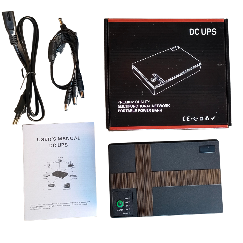 DC UPS - 10400 MAH MINI UPS ROUTER POWER SUPPLY