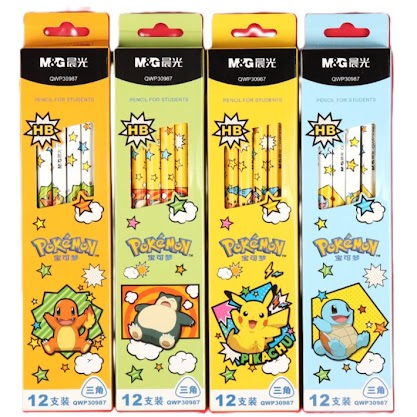 Pokemon HB pencils (multiple of 12/1box) $3.60