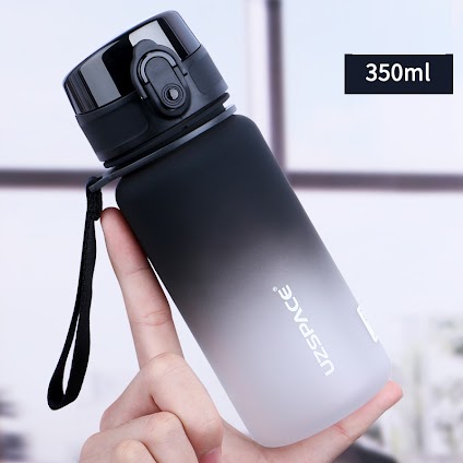 Sports Bottle - 350ml Black/White $13.80