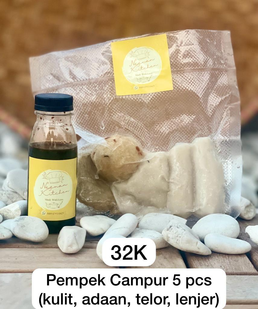 Pempek Campur isi pcs (kulit, adaan, telor, lenjer)