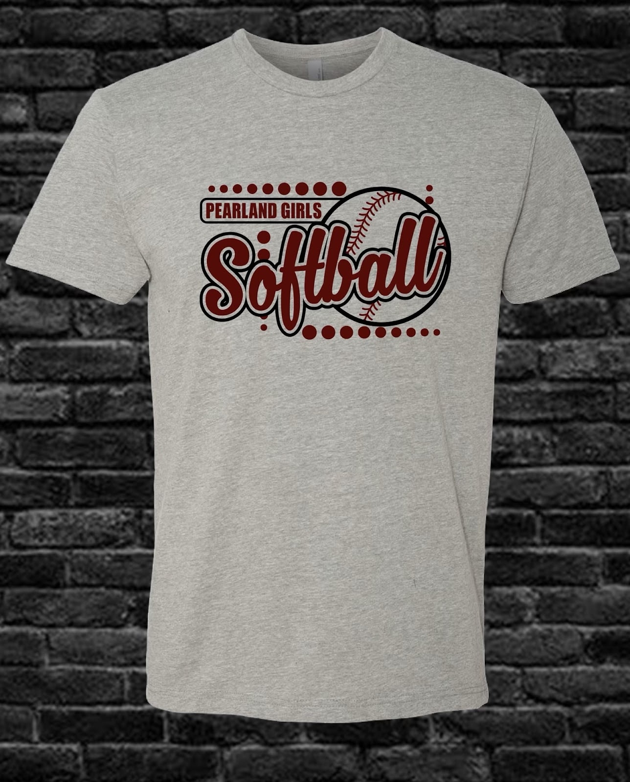 "PEARLAND GIRLS SOFTBALL" Spirit Shirt