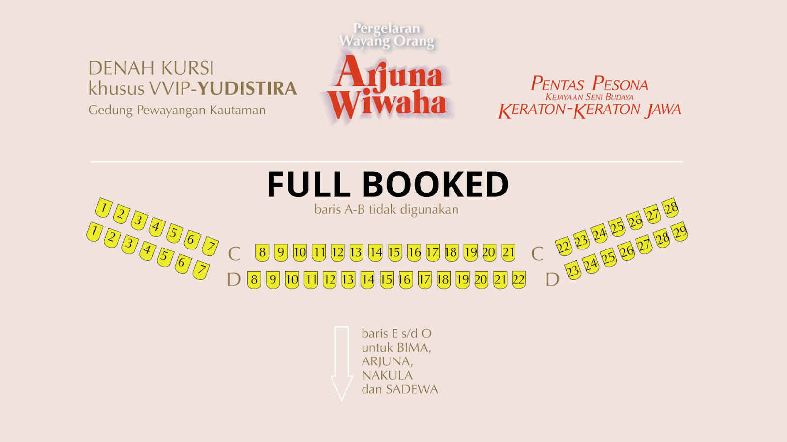 YUDISTIRA   ( FULL BOOKED )