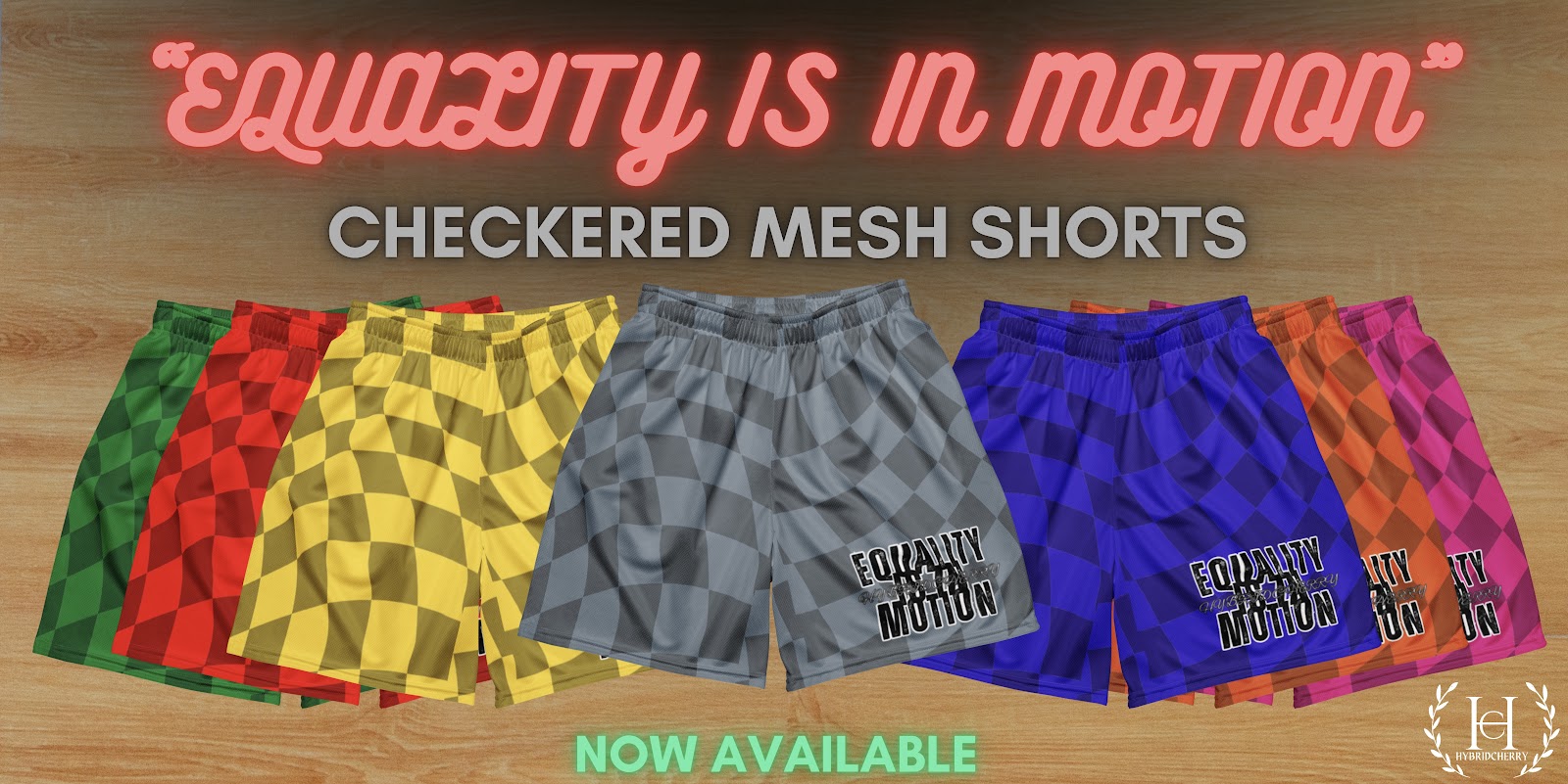  Checkered Mesh Shorts... Now Available🏁‼️