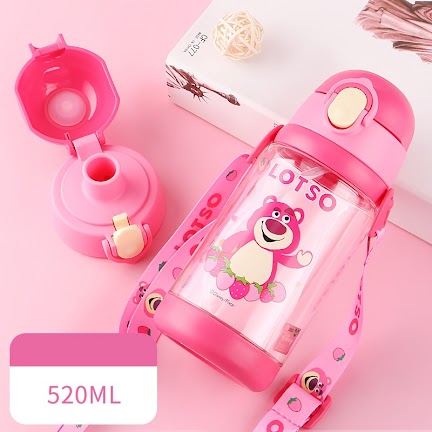 Dual Cap Tritan Bottle - Lotso $10.90