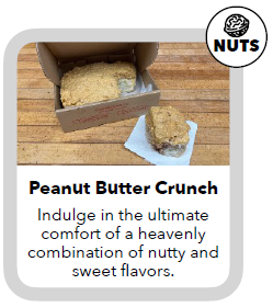 Peanut Butter Crunch Cinnamon Rolls - 8 pack