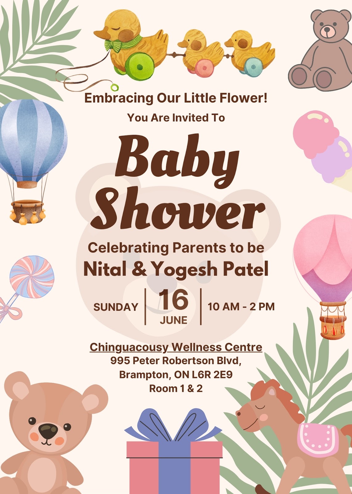 Invitation for Baby Shower