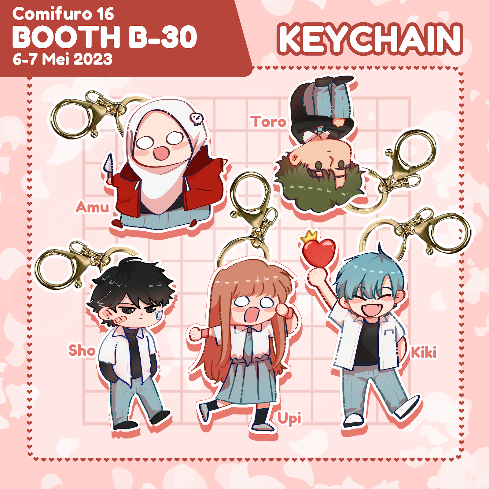 WEE!!! Keychain NEW Design (2sides)