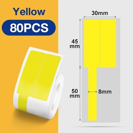 Niimbot label: Cable Yellow 30x95mm $6.89