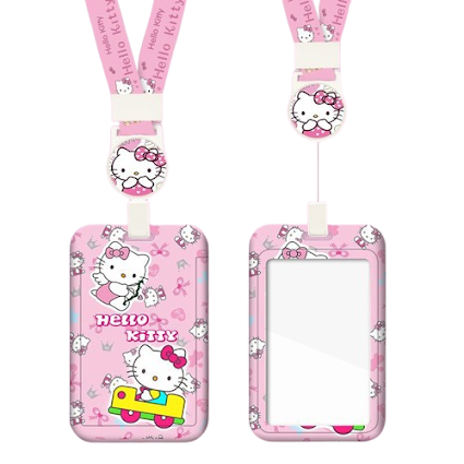 Card holder & lanyard - Kitty $2.20