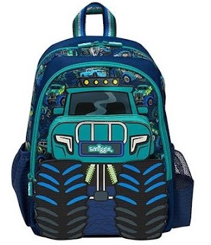 Smiggle Preschool Bag - A46 Blue Cars (RSP $54.95-72.95) GB Price $32.95