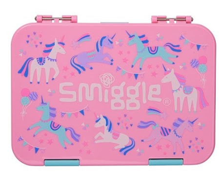 Smiggle Bento Lunchbox - LB2 Pink Unicorn (RSP $49.95-52.95) GB Price $29.97