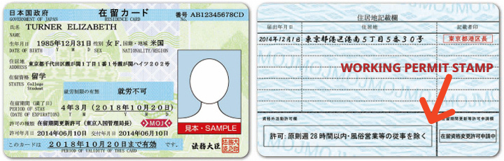 Get ready to take a picture of the front and back side of your residence card. We need to clearly see a WORKING PERMIT stamp or equivalent (sticker/document in your passport)