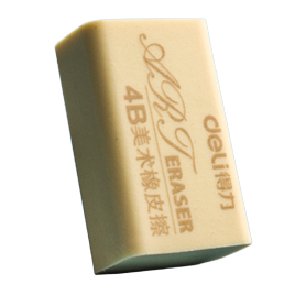 Deli 4B eraser $0.34