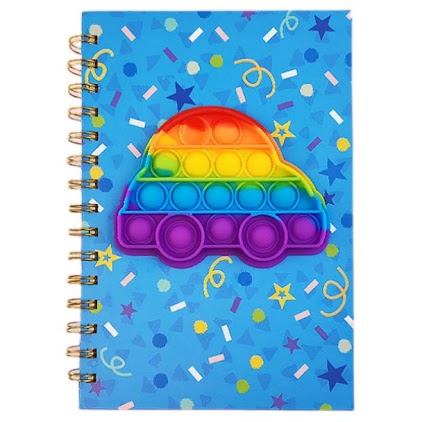 A5 Pop it note book - Car $2.28