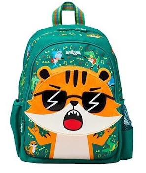 Smiggle Preschool Bag - A31 Green Tiger (RSP $54.95-72.95) GB Price $32.95