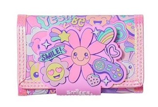 Smiggle Wallet - G47 Pink Flowers (RSP $22.95-27.95) GB Price $14.97