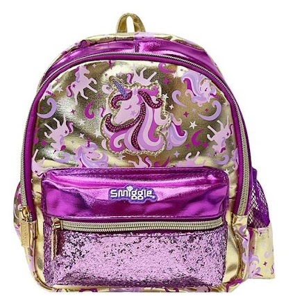 Smiggle Toddler Bag - C5 Gold Unicorn (RSP $44.95-54.95) GB Price $26.97