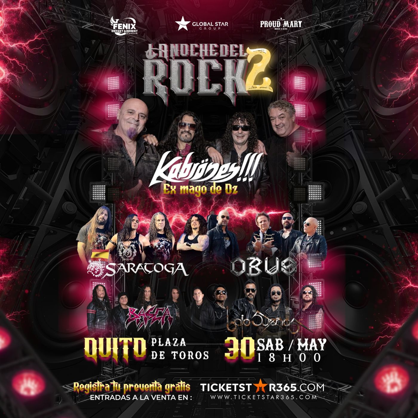 🎸🔥 REGRESA A QUITO ¡LA NOCHE DEL ROCK 2!