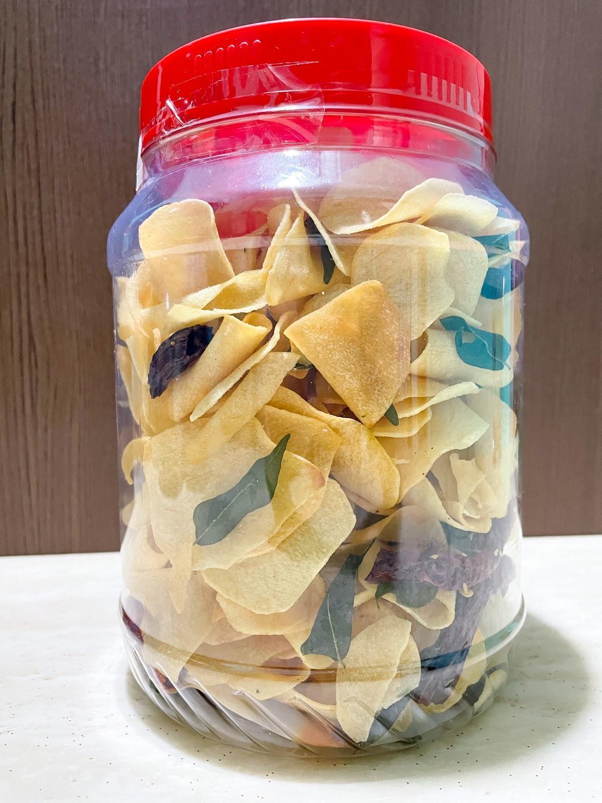 Arrowhead Chips with Dried Chilli 辣椒干芽菇  220g ***SOLD OUT***