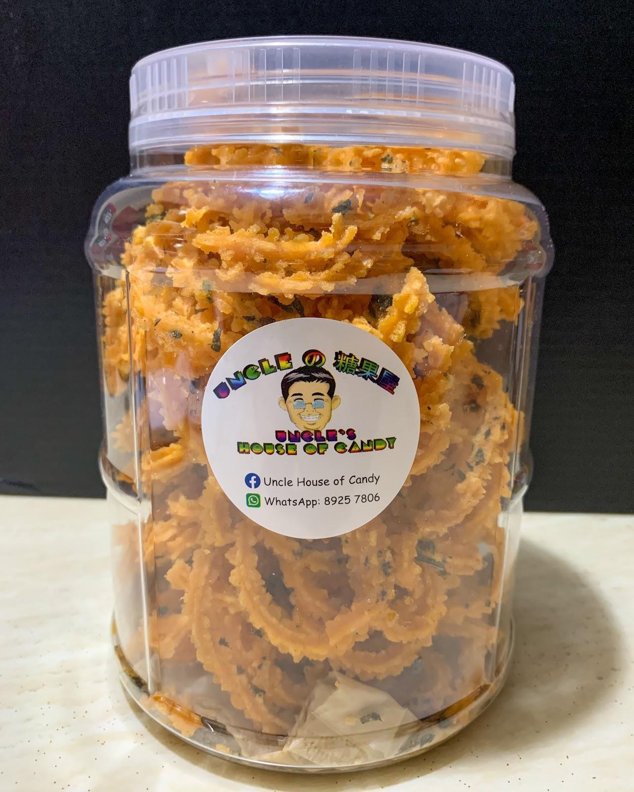 Salted Egg Murukku 咸蛋印度饼  420g ***SOLD OUT***