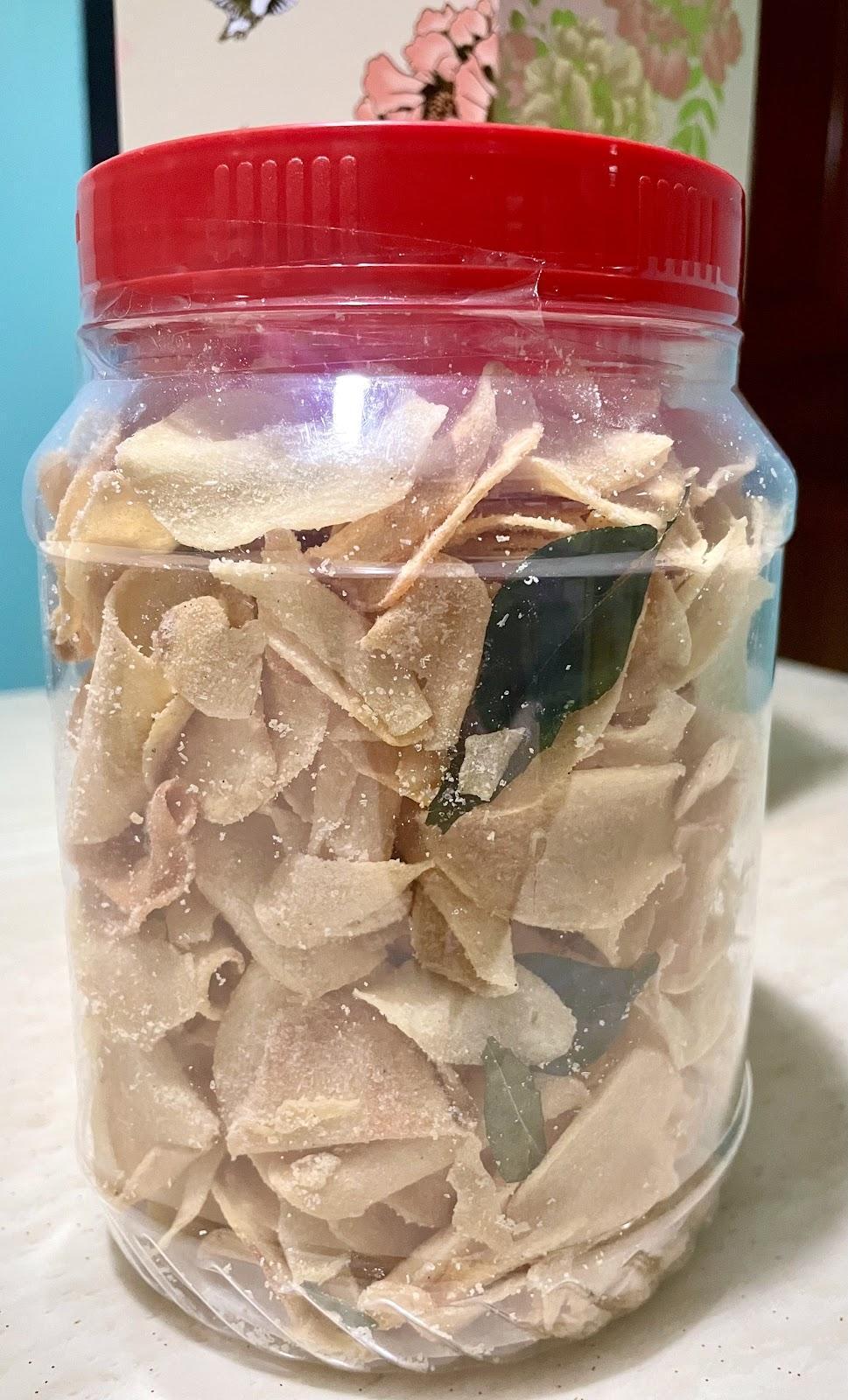 Salted Egg Arrowhead Chips 咸蛋芽菇  220g ***SOLD OUT***