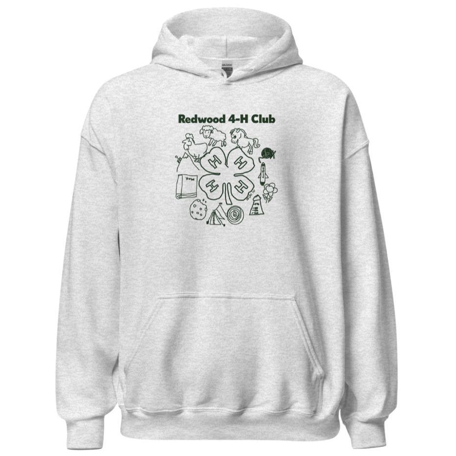 ADULT NEW LOGO Pullover Hoodies - Grey - $28 - Front Center