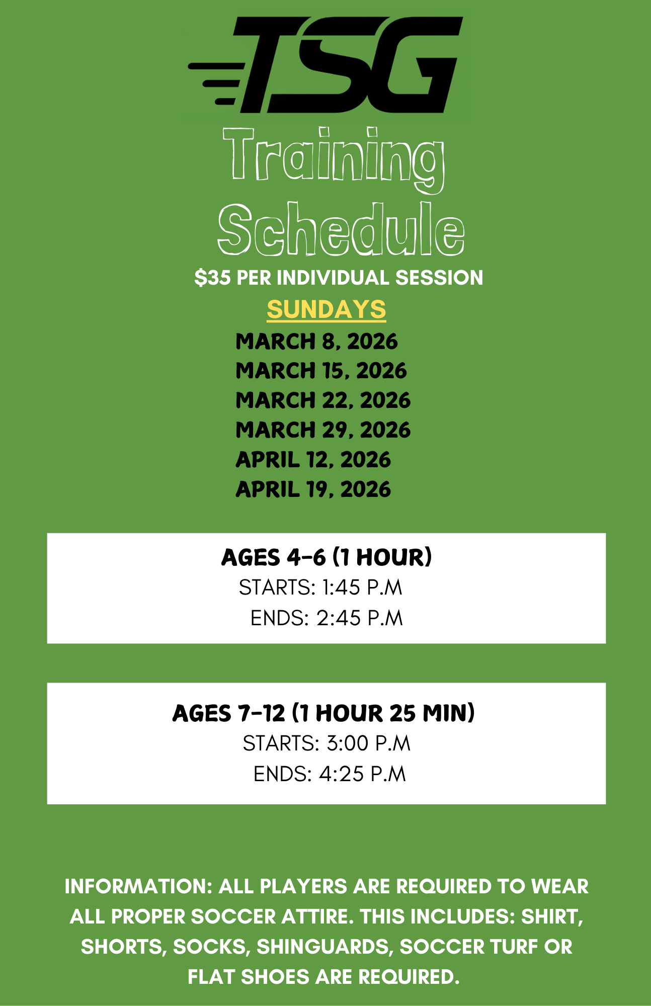 Ongoing Winter Program
