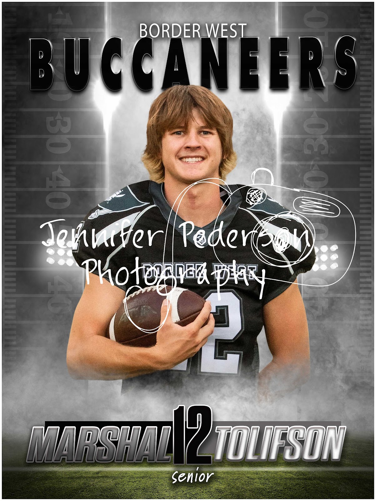 18X24 Individual SENIOR Banner (SENIORS ONLY!);    (Photo shown is just an example and does not represent the actual poster) 