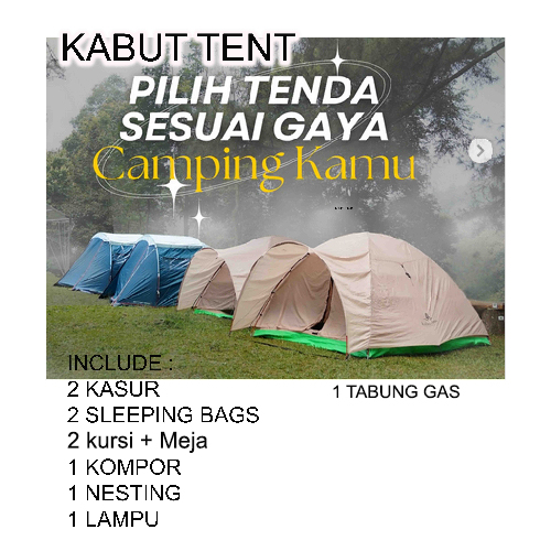 Pilihan Tenda ( Khusus Peserta Yang tidak Memiliki Tenda )