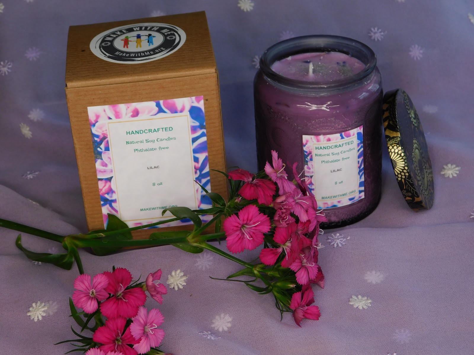 Lilac in Glass jar - (8 oz.)