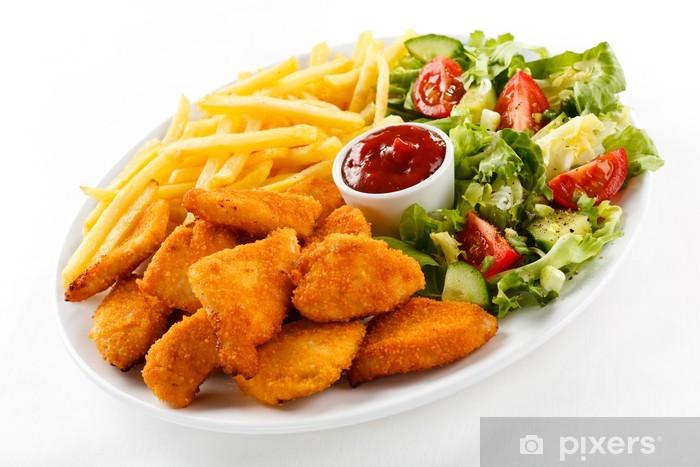 Kipnuggets + friet