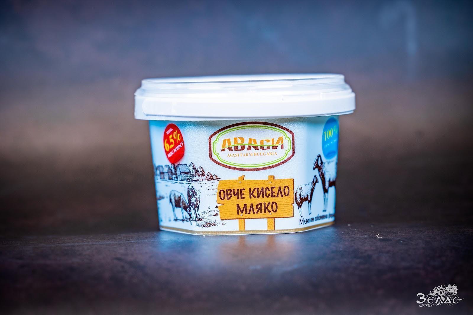 Овче кисело мляко "Аваси" 6,5% масленост 480 гр. - 4.20 лв.