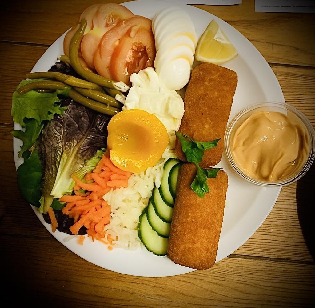 Kaaskroketten + friet