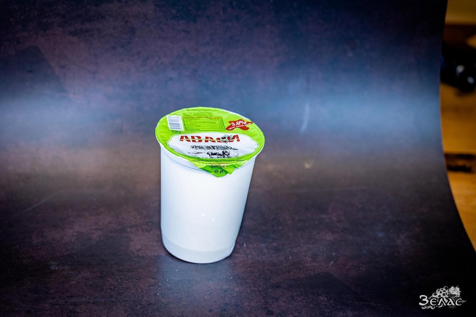 Краве кисело мляко "Аваси" 500 гр. 3,6% - 2.00 лв.